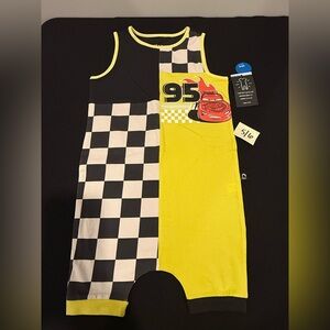 Kids Racing-Themed Romper